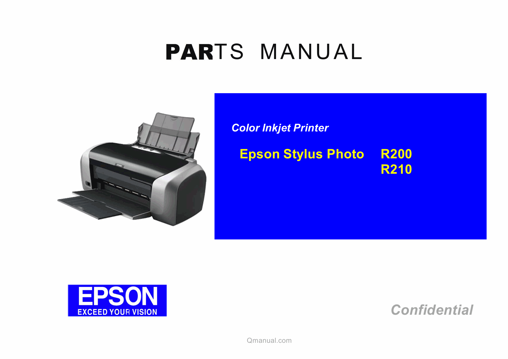 EPSON StylusPhoto R200 R210 Parts Manual-1